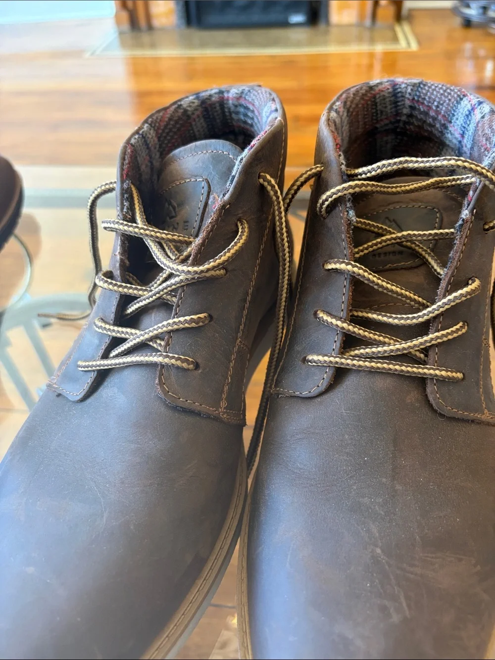 Alpine Design Dark Brown Lace-Up Chukka Boots